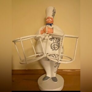 Charming Chef Figurine salt/pepper, condiments holder